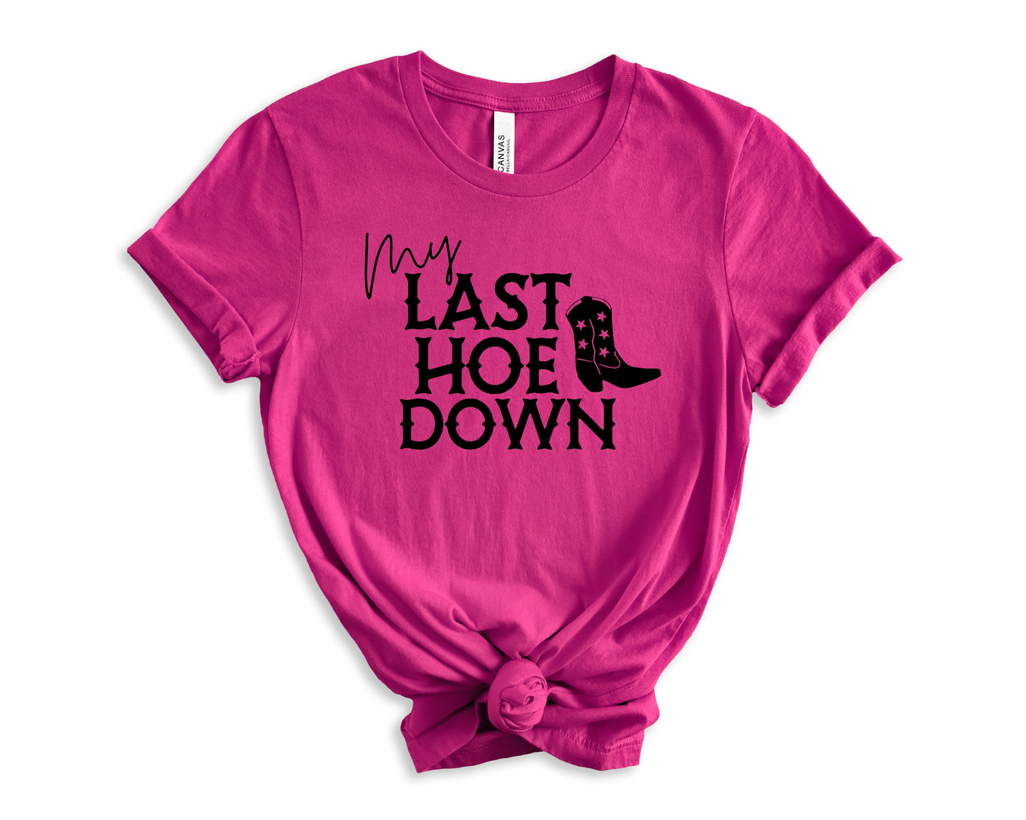 My Last Hoe Down T-Shirt | Bride