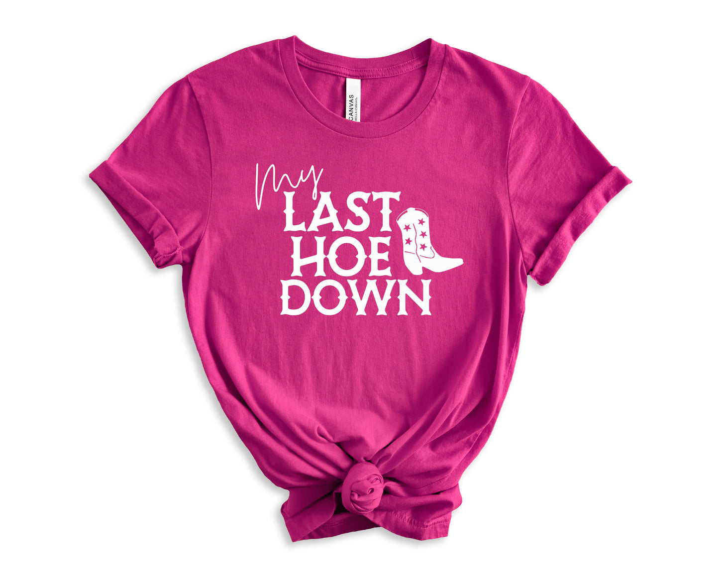 My Last Hoe Down T-Shirt | Bride