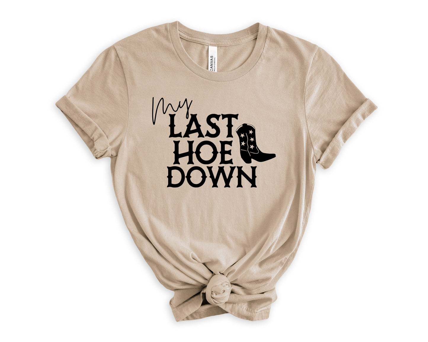 My Last Hoe Down T-Shirt | Bride