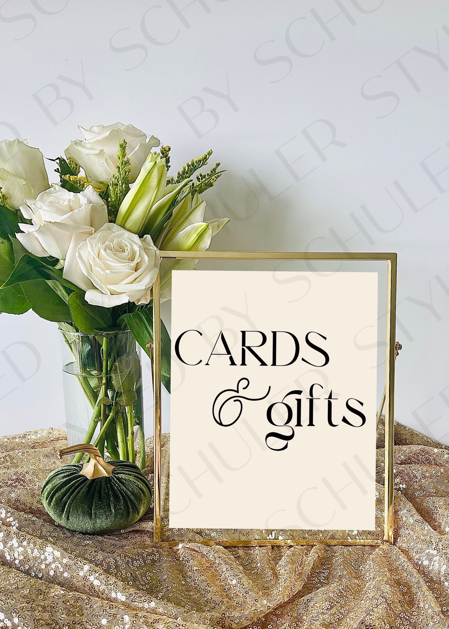 Cards & Gifts Sign | Modern