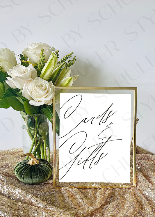 Cards & Gifts Sign | Classic